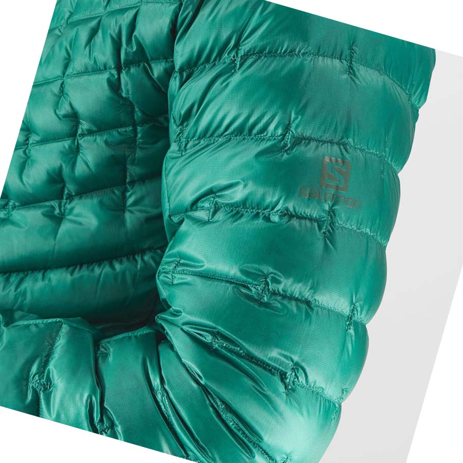 Salomon OUTLINE DOWN INSULATED Kabát Férfi Zöld | HU 2303UZG